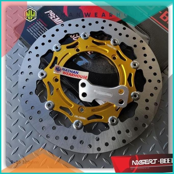 Discbrake Piringan Cakram Depan Yamaha R25 R 25 CNC Floating 320mm 08