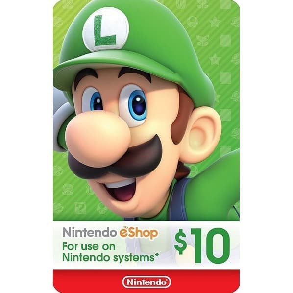 Nintendo Eshop Card Nintendo Network Card Usa $10