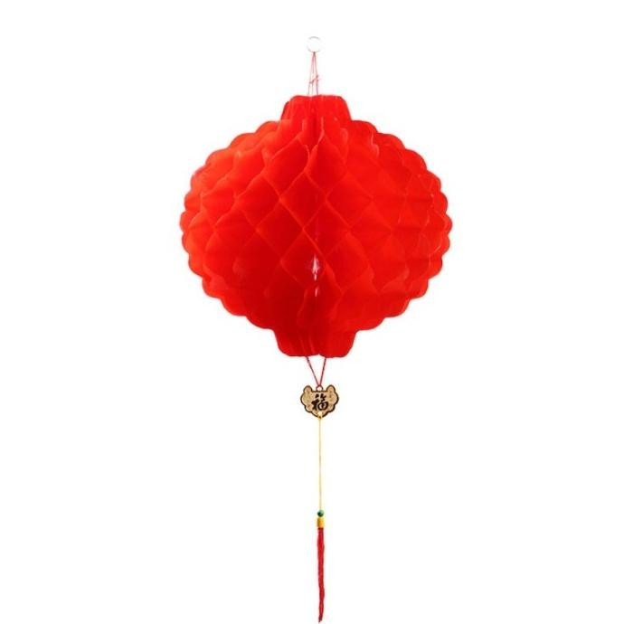 $$$$] Lampion Plastik Tebal Lampion Honeycomb Lampion Susun Honeycomb Plastik Lampion Imlek Tahun Ba