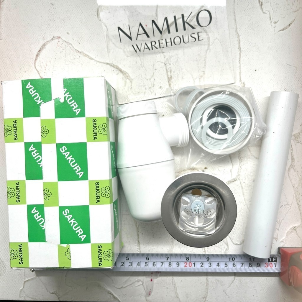 SAKURA Sifon botol avur wastafel PVC