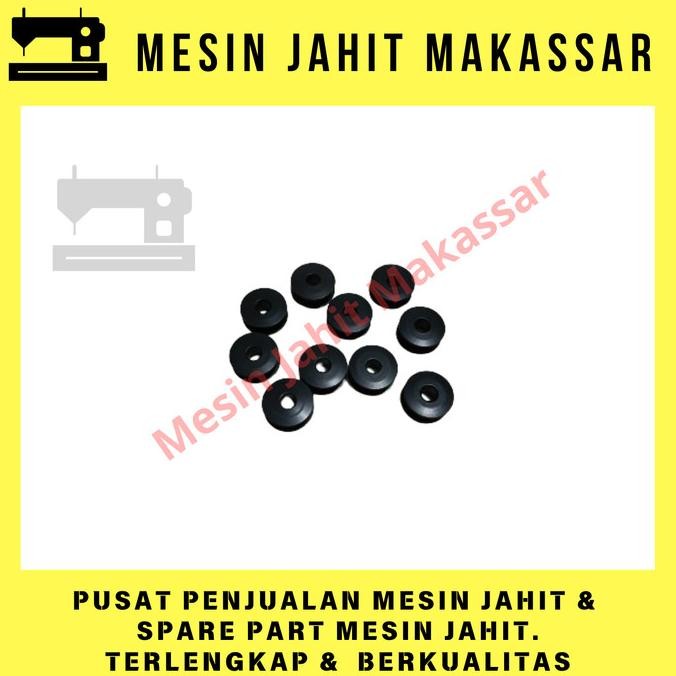 

~@~@~@~@] [ISI 10 PCS] Spool Aluminium Warna Hitam Untuk Mesin Jahit Typical Kualitas Bagus