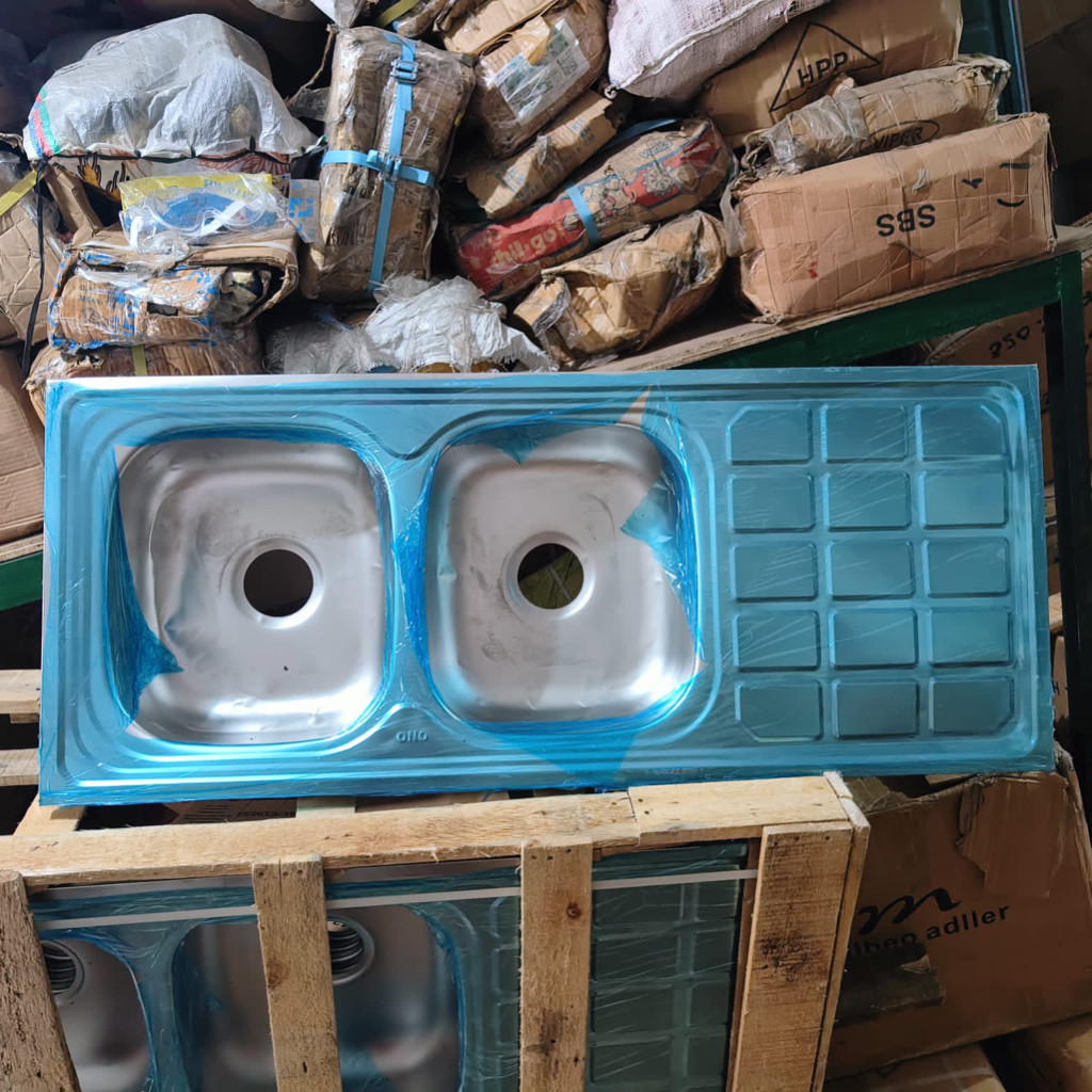 Wastafel Bak Cuci Piring 1 2 Lubang 10set portable bilas tangan muka