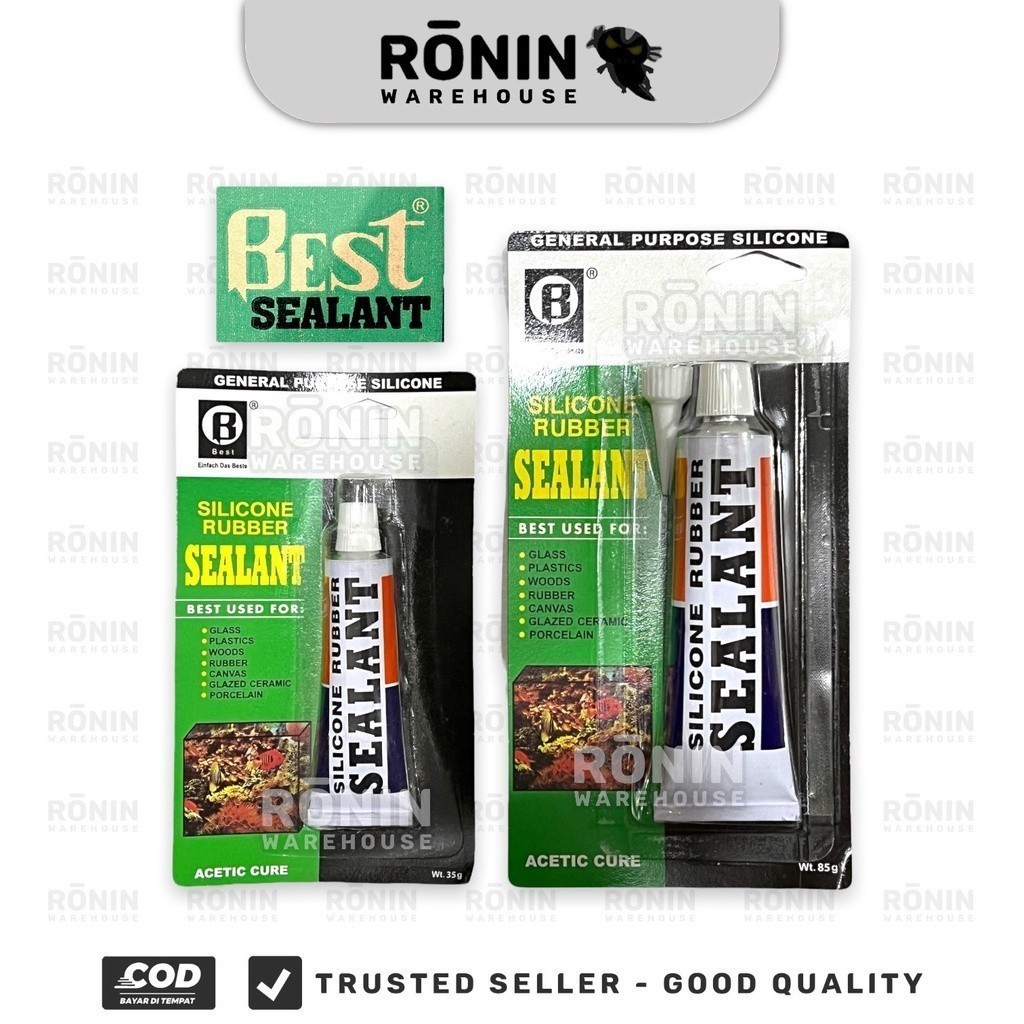 

BEST Lem Kaca Silikon Besar Kecil Silicone Sealant Aquarium