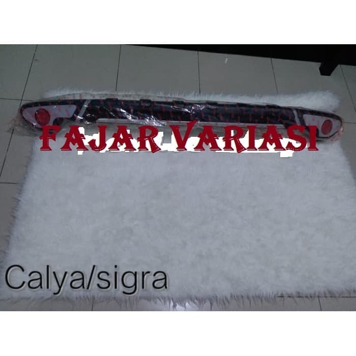 Sale Pengaman Bumper Bemper Belakang All New Calya /Sigra List Silver