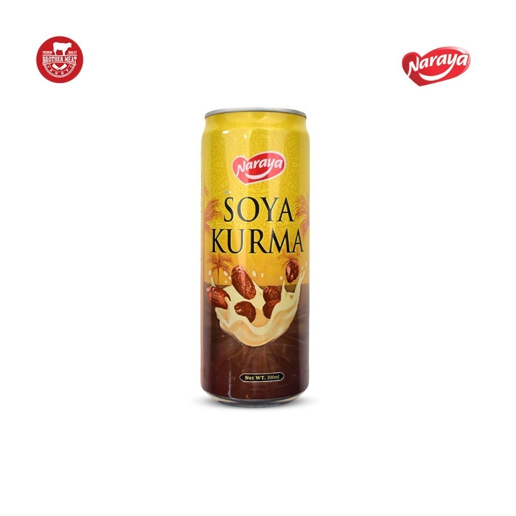 

Naraya Soya Kurma 300ml, Susu Kacang Kedelai - Brothermeatshop