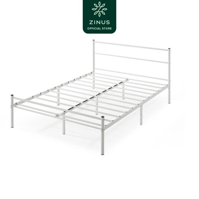 Tempat Tidur Dipan Sandaran Zinus Geraldine Besi DIY Bed In a Box