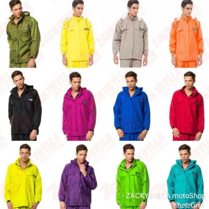 Jas Hujan ACOLD Taslan Original Mirip Eiger, Doqment, Consina |