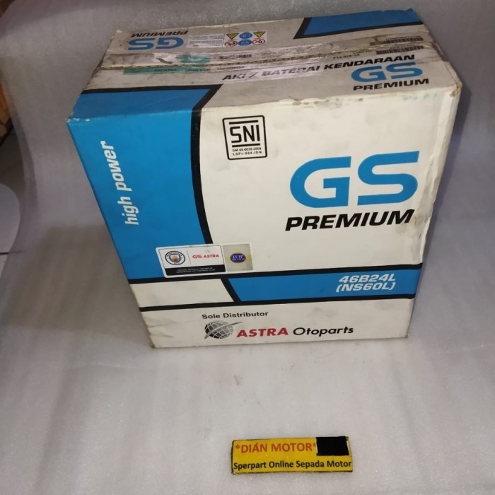 GS-M GSPR-NS60L AKI MOBIL NS 60L PREM KIRI GS ASTRA