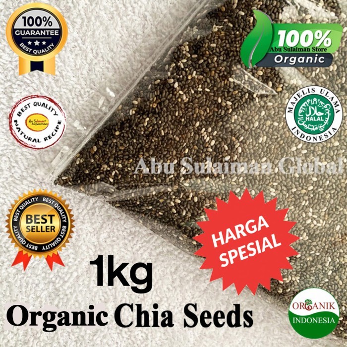 

Terbaru Chia Seed Mexico Organik / Premium Natural Chia Seed Mexico 1 Kg