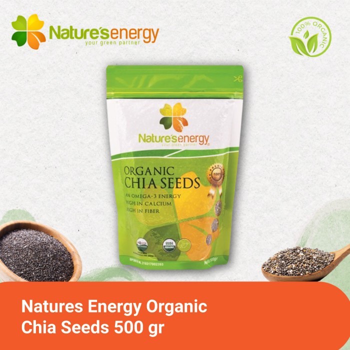 

Best Seller Natures Energy Organic Chia Seeds 500 Gr