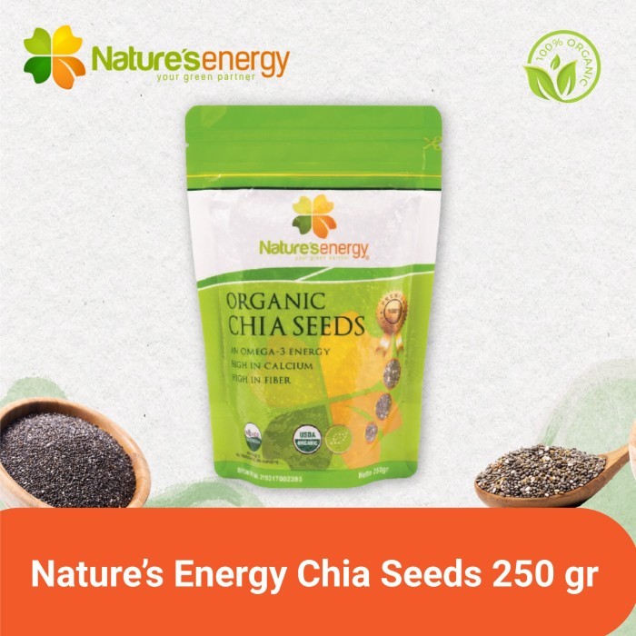 

Terlaris Natures Energy Organic Chia Seeds 250 Gr