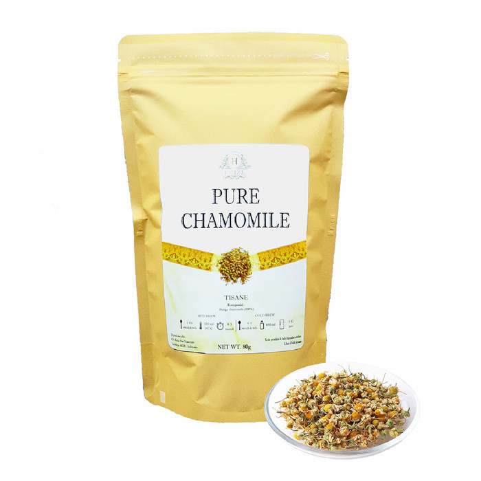 

Terlaris Heizl Pure Chamomile Tea (Teh Bunga Kamomil Flower) Insomnia 100Gr