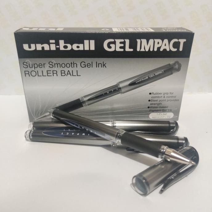 

NEW Pen Uniball GEL IMPACT 1.0 hitam biru Gelpen