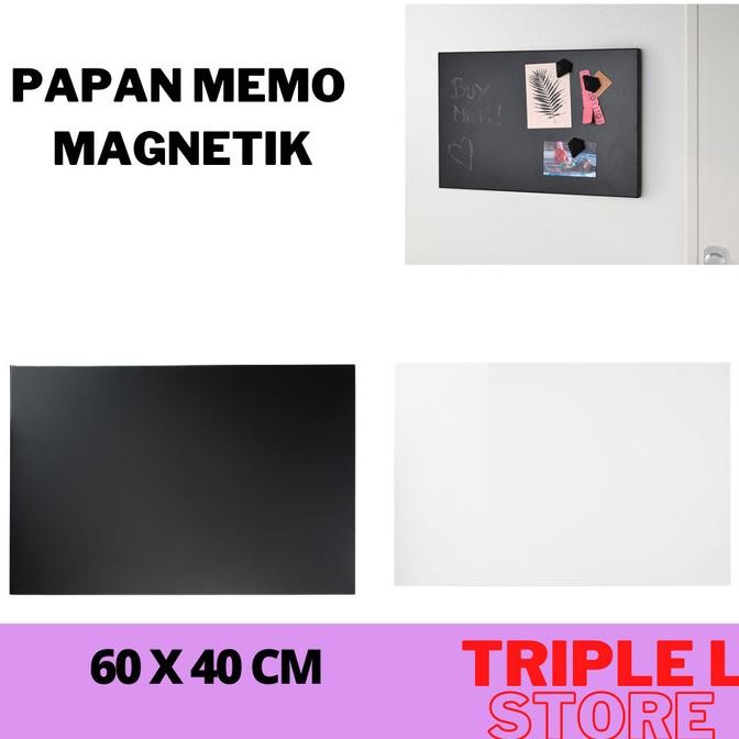 

TERBARU - Papan Memo Pengumuman Magnetik Memo Board Magnetic 60x40 cm SVSS