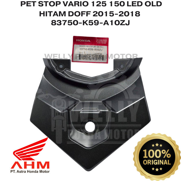 Paket Body Bodi Halus Vario 125 150 Led Old Hitam Doff Ori AHM