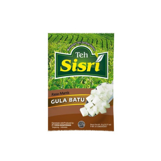 

Teh Sisri Gula Batu 1 Renceng Isi 10 Original Asli