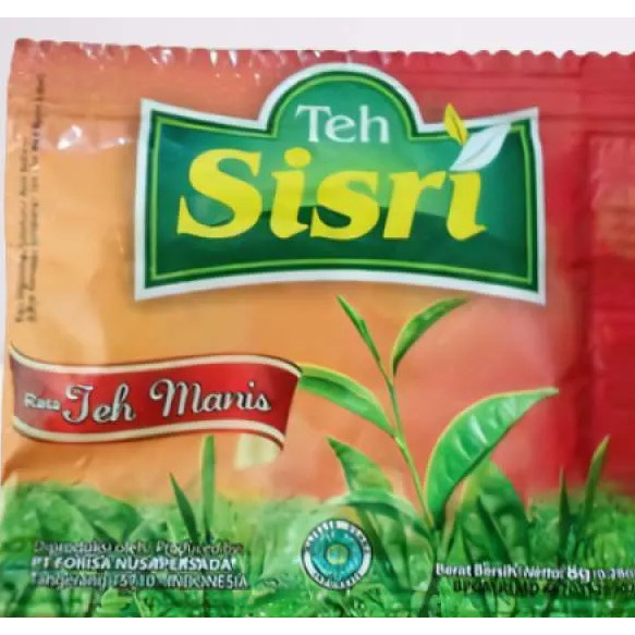 

Teh Sisri Teh Manis 1 Pcs Eceran Original Asli