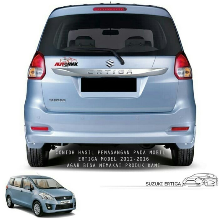 Trunklid List Bagasi Belakang Ertiga Chrome