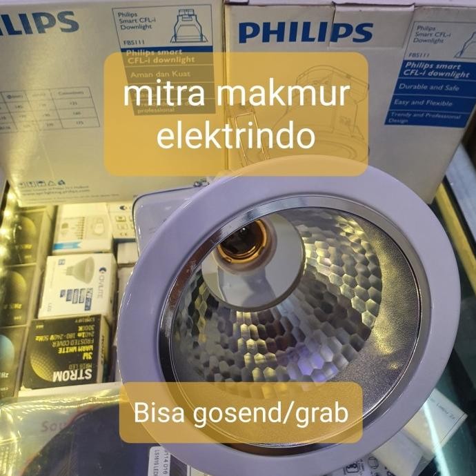 Downlight philips FBS111 putih 4in / downlight philips 4in fbs111