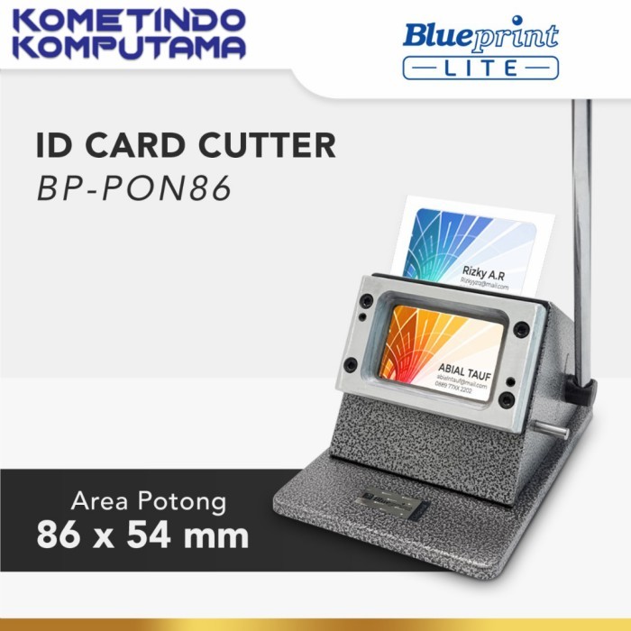 BERKUALITAS Alat Pemotong ID Card Blueprint Lite, PVC Card Cutter / ID Card Cutter