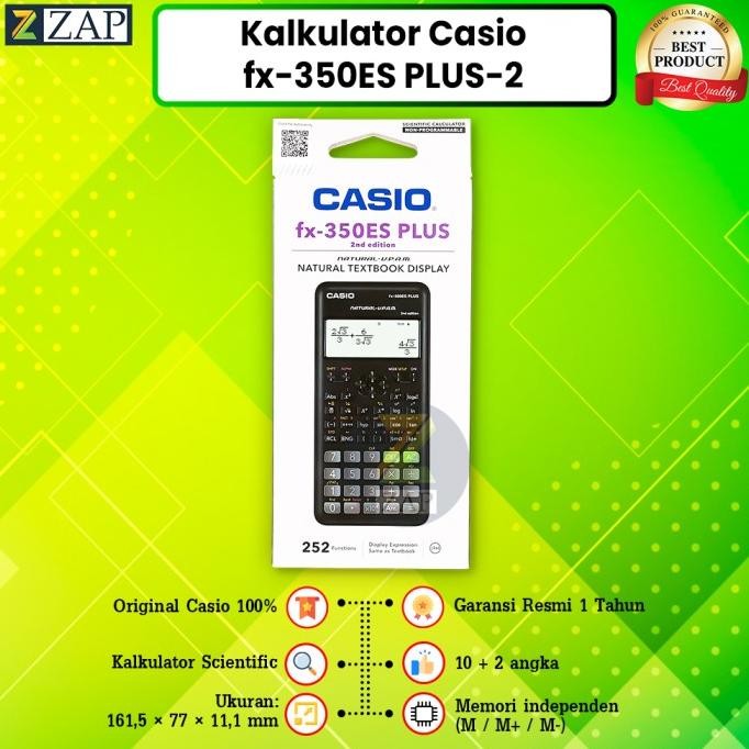 

TERMURAH - Calculator Casio fx 350ES PLUS-2 Scientific Kalkulator Ilmiah Original