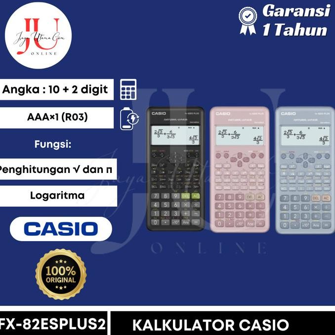 

TERMURAH - Kalkulator Casio FX-82ES Plus