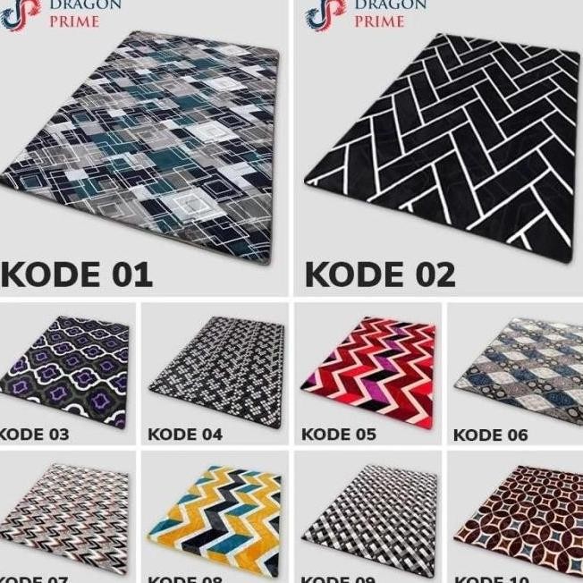 MAKASSAR KARPET MALAYSIA MINIMALIS UKURAN 190X220 CM HRG DISKON