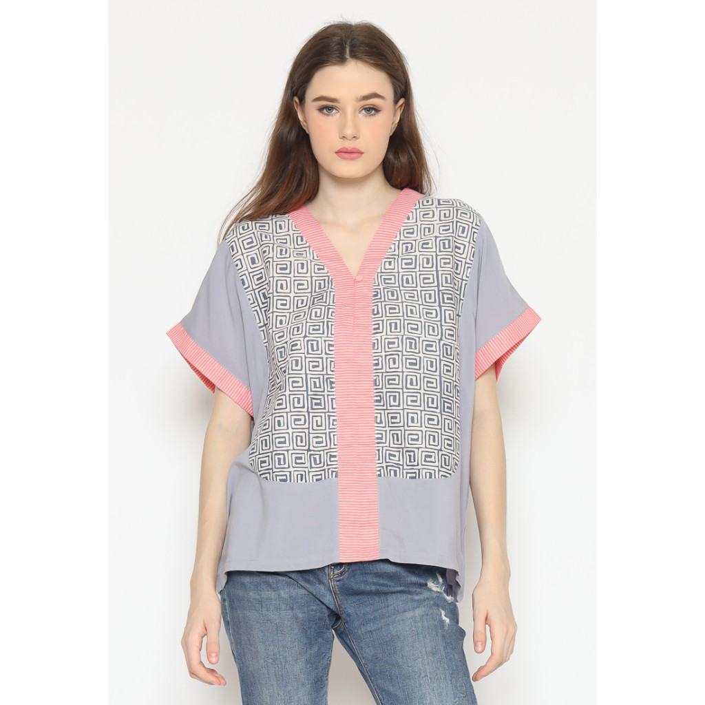 Batik Wanita Halus dan Tebal Bhatara Batik Blouse Wanita Nadira 5244C-4896C-5275