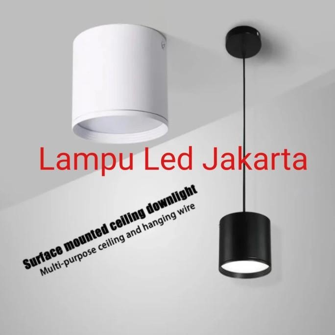 BISA TERMIN lampu downlight outbow gantung LED 7w 12w 20w. lampu gantung outbow