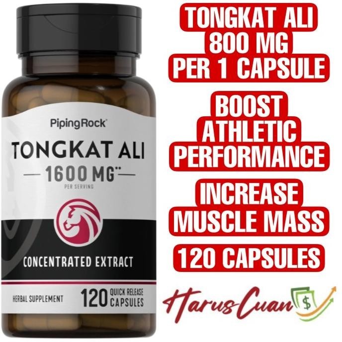 

PROMO - [IN STOCK] Piping Rock Ultra Tongkat Ali Long Jack 800 mg 120 Capsules - Terlaris
