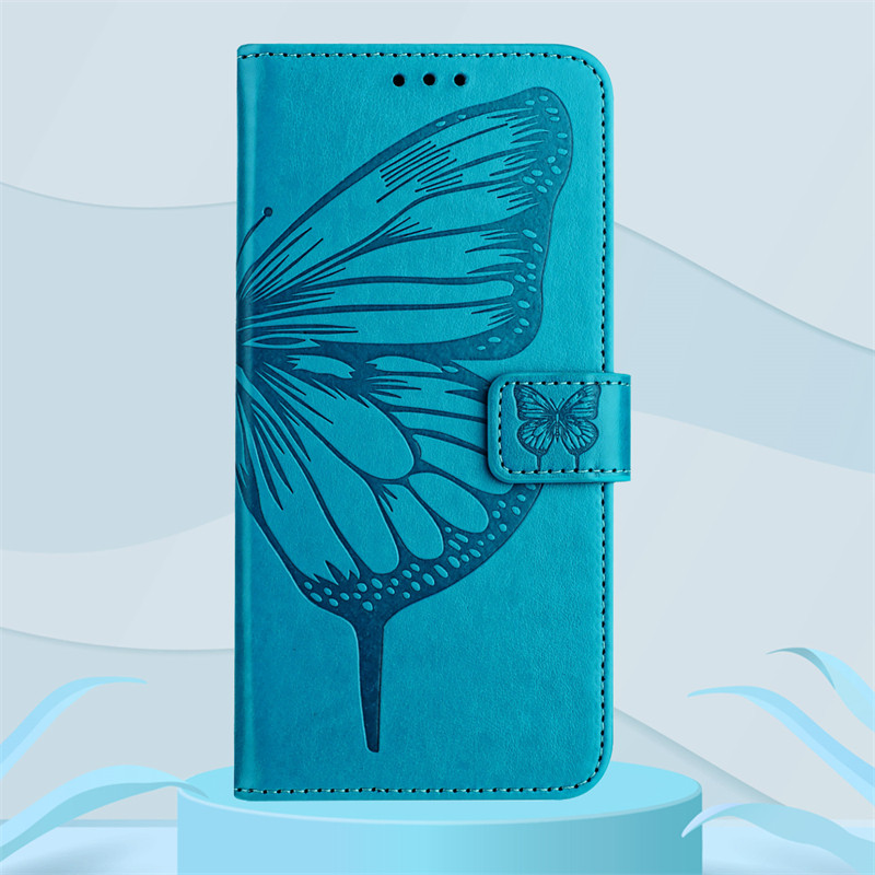 Untuk Nokia C12 C32 C02 C22 C10 C20 C30 C300 kasus 3D Kupu-kupu timbul bentuk Mewah Ramah Lingkungan
