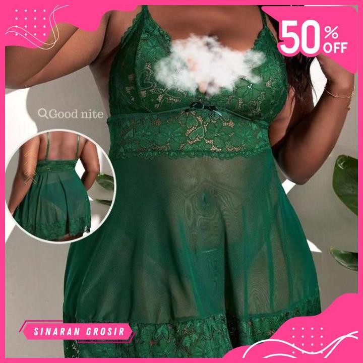 SINAR GROSIR DASTER SEKSI TRANSPARAN BERKUALITAS LINGERIE SEKSI BIG SIZE HOT DEAL 