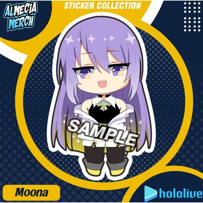 

Sticker Hololive Id Moona / Stiker Vinly Hp / Sticker Moona Hoshinova