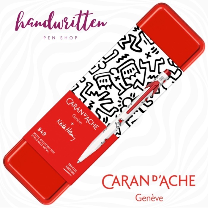 

Keith Haring + CARAN DACHE 849 Ballpoint Pen White/ Pulpen