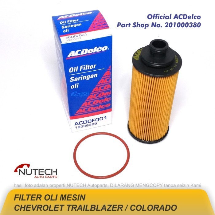 Filter Mobil Filter Oli Mesin Ori Chevrolet Trailblazer Colorado Acdelco Delco Gm
