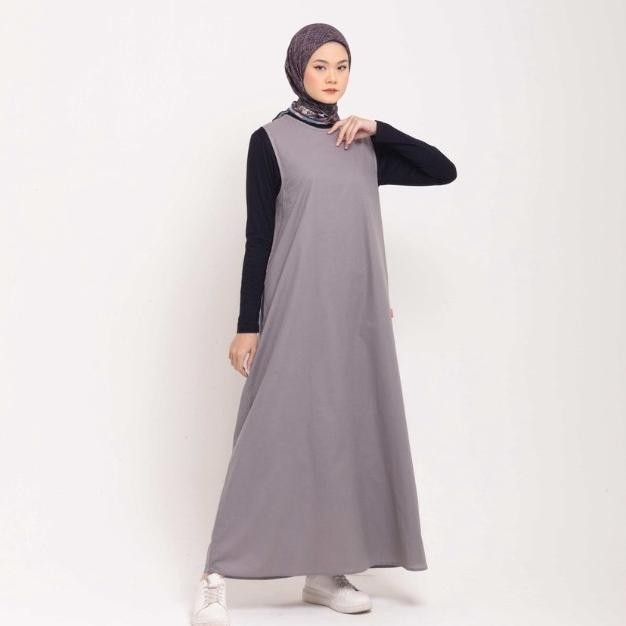 Spesial Dauky Inner Dress Sleeveless Cotton Dress Wanita Muslim Dauky