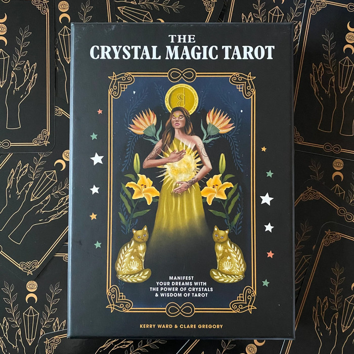 

TERBARU The Crystal Magic Tarot Deck Kartu Tarot HOT SALE!