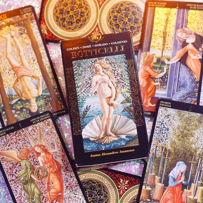 

TERBARU Golden Tarot of Botticelli Tarot Deck by Lo Scarabeo BISA GOSEND!