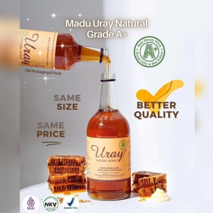 

MADU URAY 875GR (640ml) MADU MURNI -MADU HUTAN-SEHAT ALAMI L21N