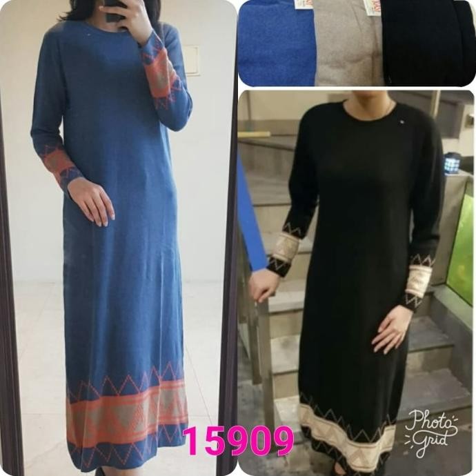 Spesial Gamis Muslim Baju Muslim Gamis Rajutan