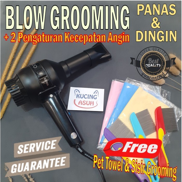 terbaik Pet Blower Grooming Kucing Anjing Panas Dingin Hairdryer Hair Dryer GS188