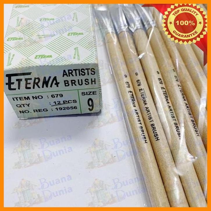 

(BUAN) KUAS GAMBAR ETERNA 9 INCH | KUAS LUKIS | ARTIST PAINT BRUSH | ATK