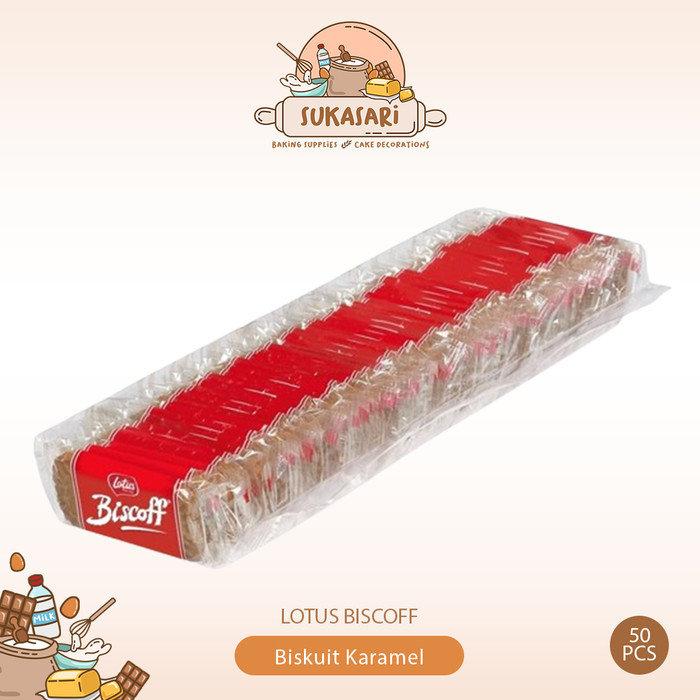 

Lotus Biscoff 50 pcs Biskuit Caramel biscuit SE01