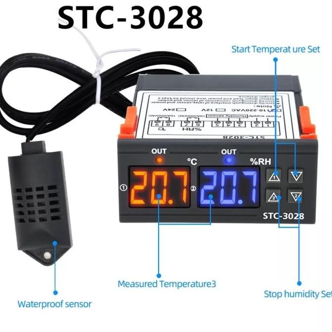 

Terbaru Stc 3028 Termohygrostat 220 V Termostat Hygrostat Otomatis