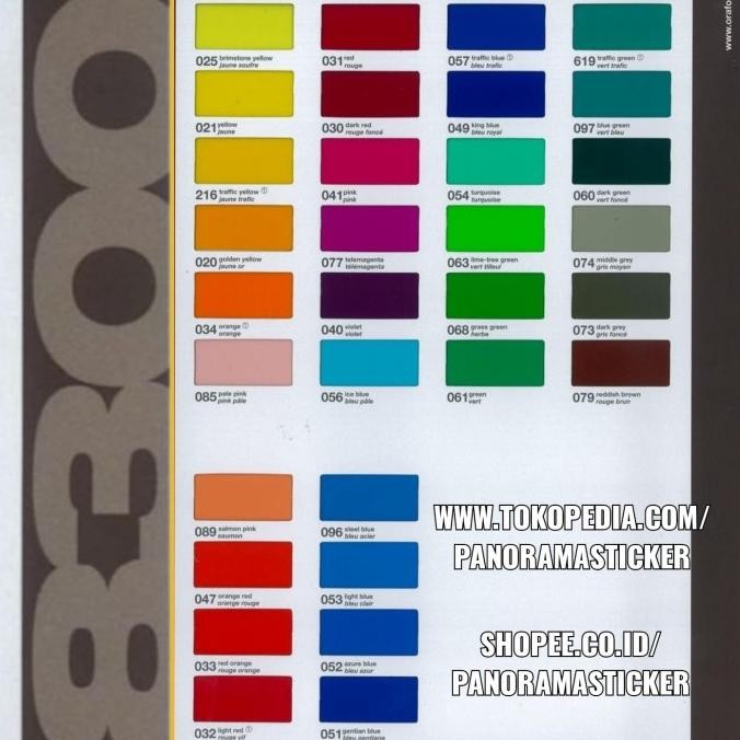 

Sale Sticker Oracal 8300 Transparent