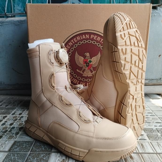 Sepatu PDL Tactical Tali Putar PNS ASN Kemhan Satpol PP Original Jatah Ta