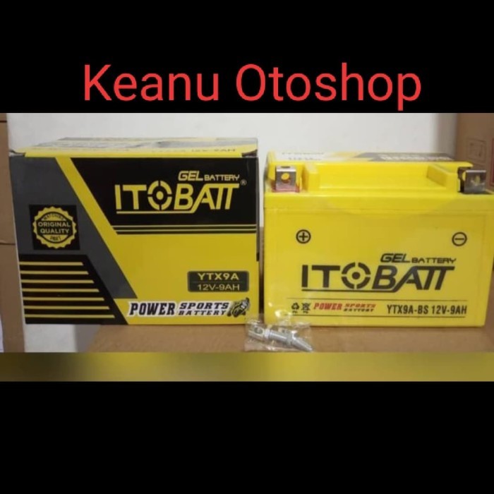 Aki Ninja 250 Fi - Karbu Mono Z250 Z250Sl Itobatt Ytx9A Aki Kering Gel