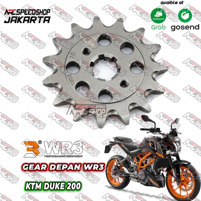 Gear Depan Wr3 Ktm Duke / Rc 200 / 250