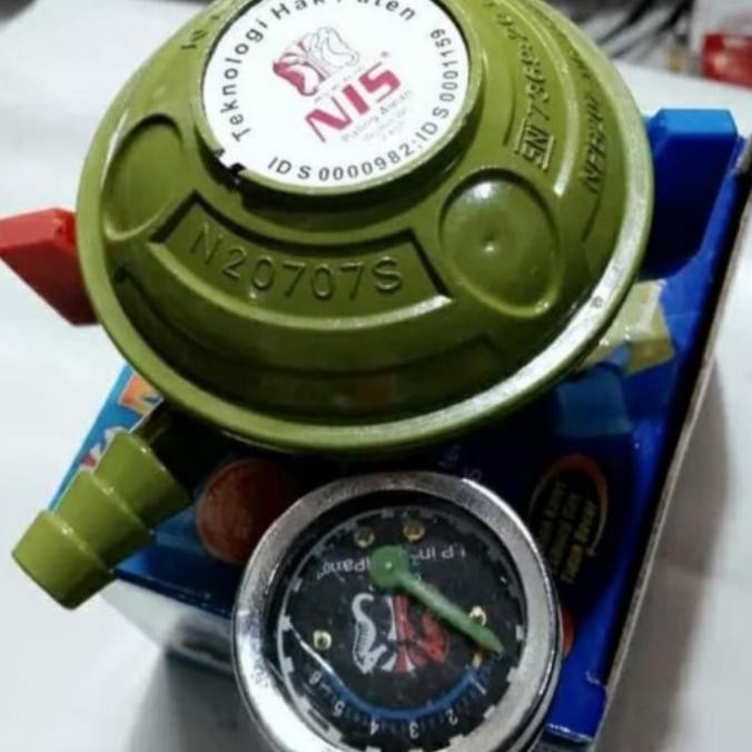 Paket Selang Gas + Flexible Panjang 5 Meter dan Regulator NIS