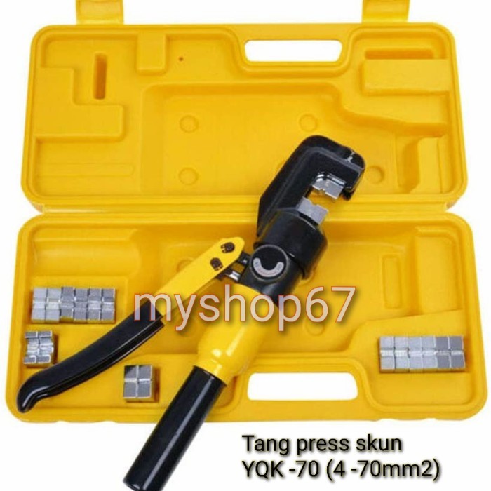 Jual Tang Press Skun Hidrolik Yqk-70 (4 -70Mm2) Tang Press Skun Hidrolik